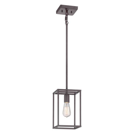 New Harbor 1 Light Mini Pendant - Western Bronze