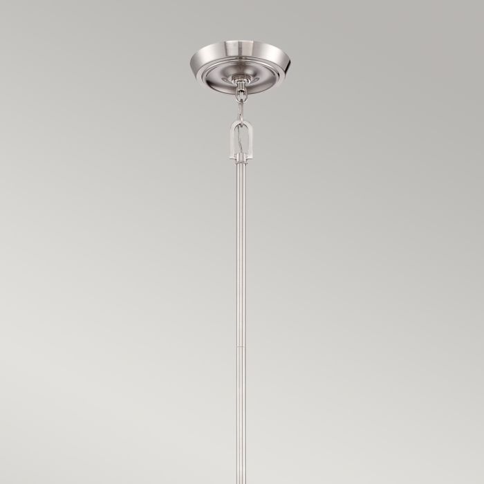 Penn Station 3 Light Pendant - Brushed Nickel