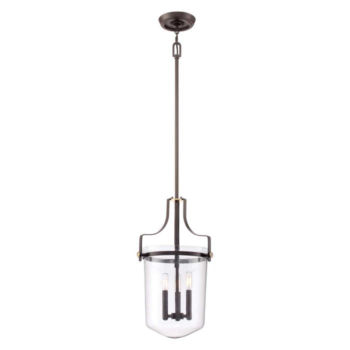 Penn Station 3 Light Pendant - Western Bronze