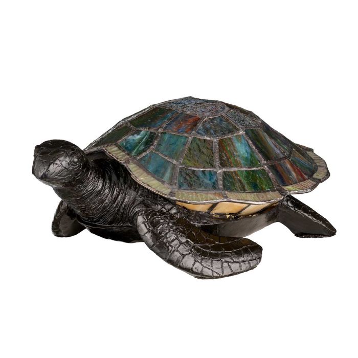 Tiffany Animal Lamps Sawback Turtle Lamp - Vintage Bronze