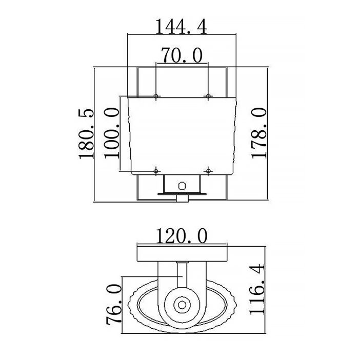 Seaview 1 Light Wall Light - Polished Chrome