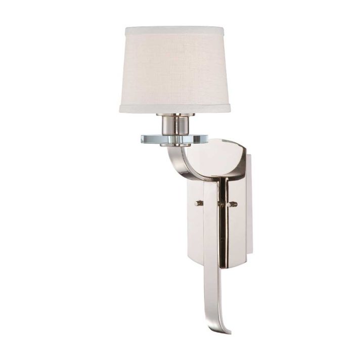 Sutton Place 1 Light Wall Light - Imperial Silver