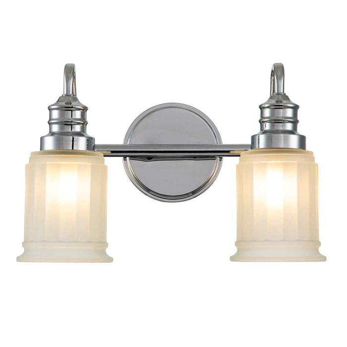 Swell 2 Light Wall Light - Polished Chrome