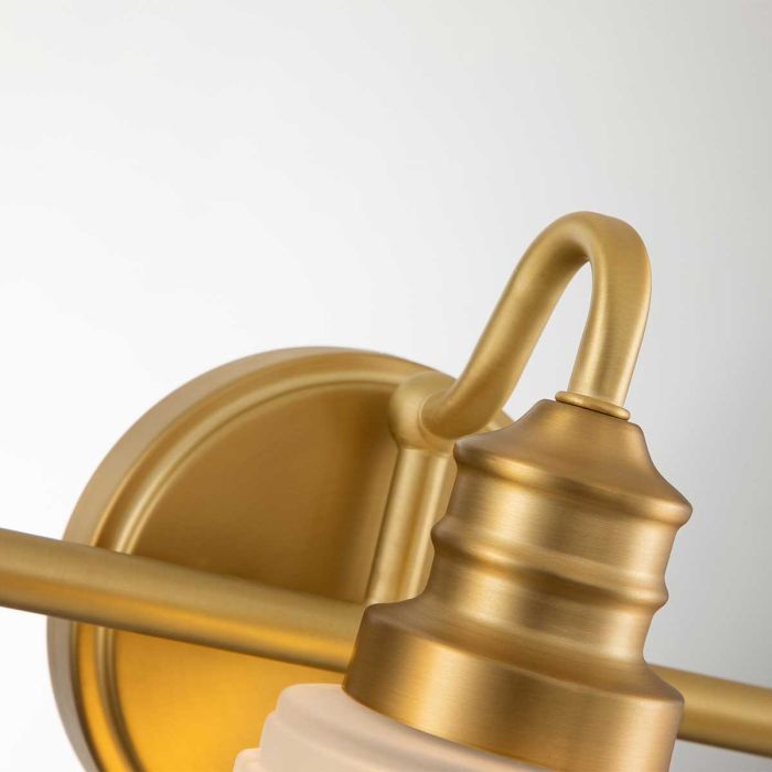 Swell 3 Light Wall Light - Brushed Brass