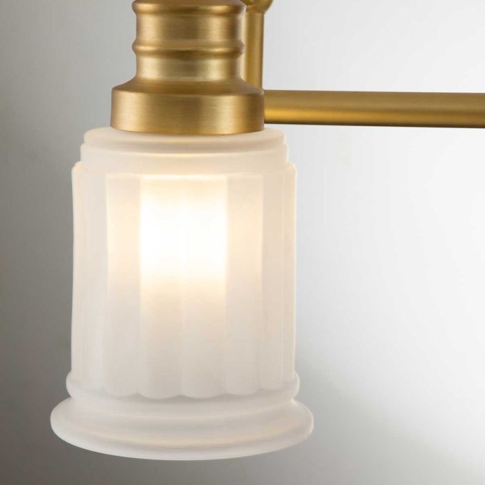 Swell 3 Light Wall Light - Brushed Brass