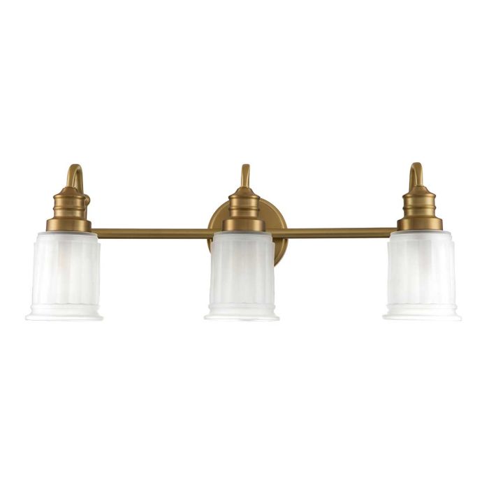 Swell 3 Light Wall Light - Brushed Brass