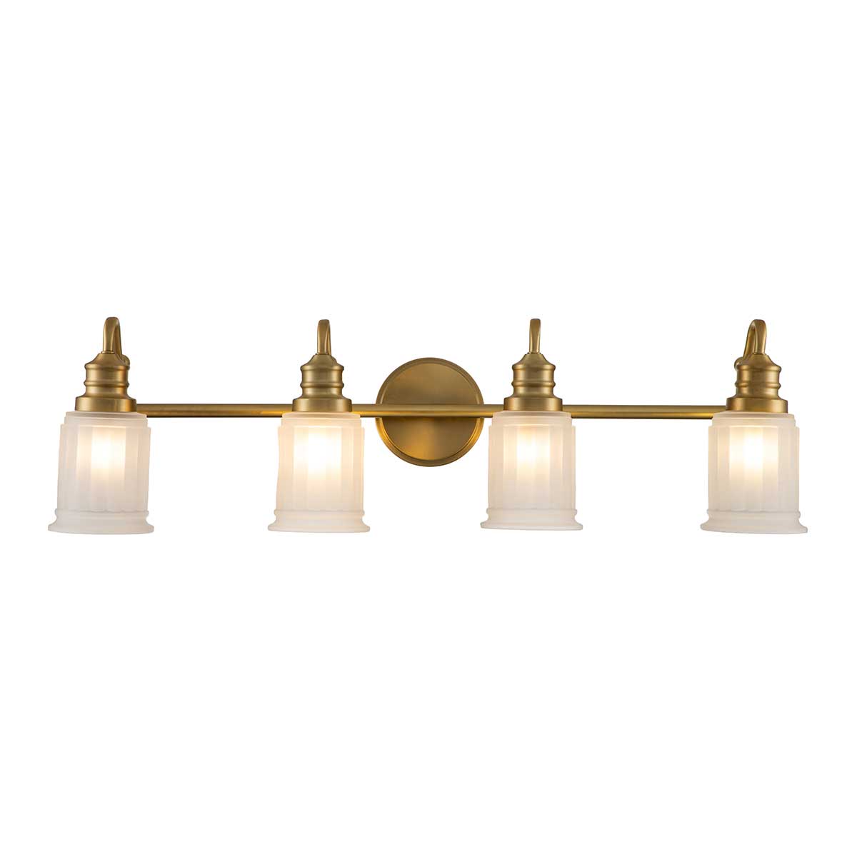 Swell 4 Light Wall Light – Brushed Brass