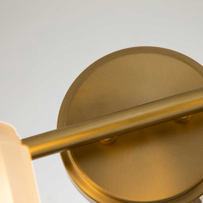 Swell 4 Light Wall Light - Brushed Brass