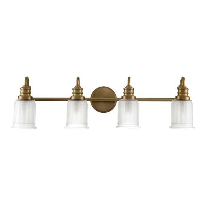 Swell 4 Light Wall Light - Brushed Brass