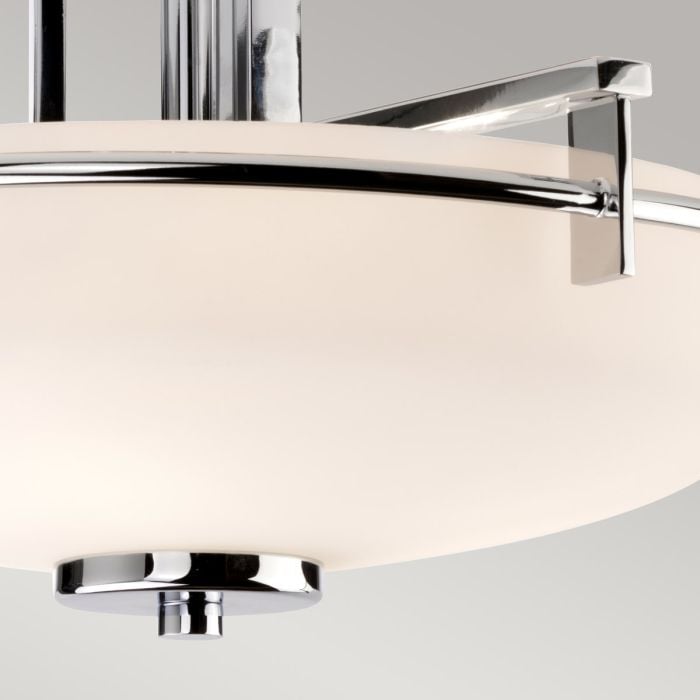 Taylor 3 Light Semi-Flush Light - Polished Chrome