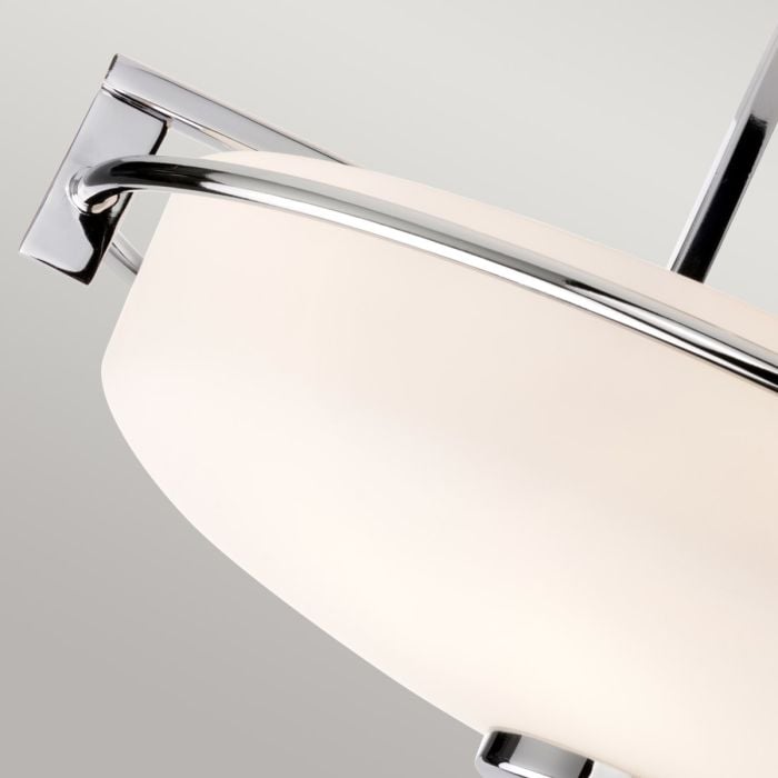 Taylor 3 Light Semi-Flush Light - Polished Chrome