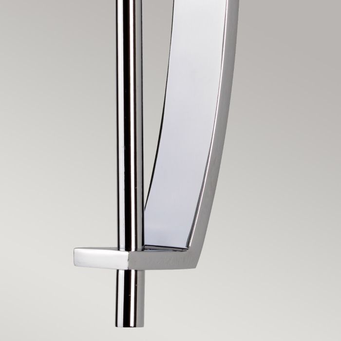 Taylor 1 Light Large Wall Light - Polished Chrome