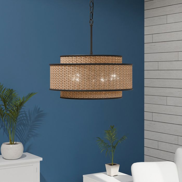 Teton 5 lt Pendant - Matte Black