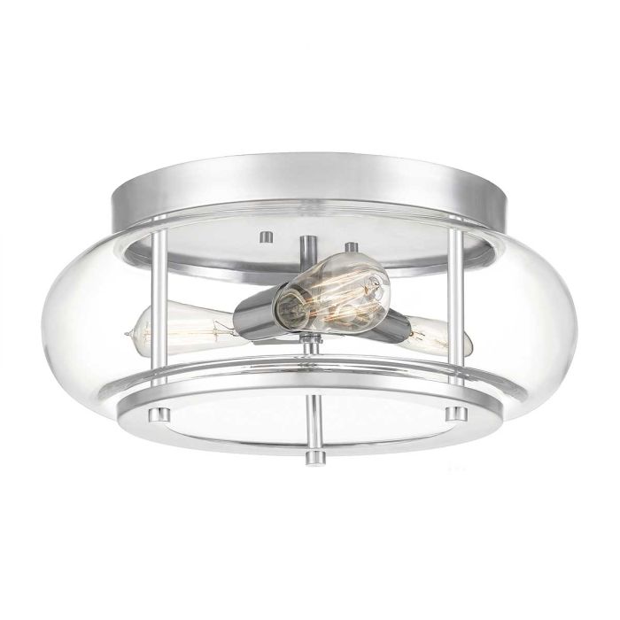 Trilogy 3 Light Flush - Polished Chrome