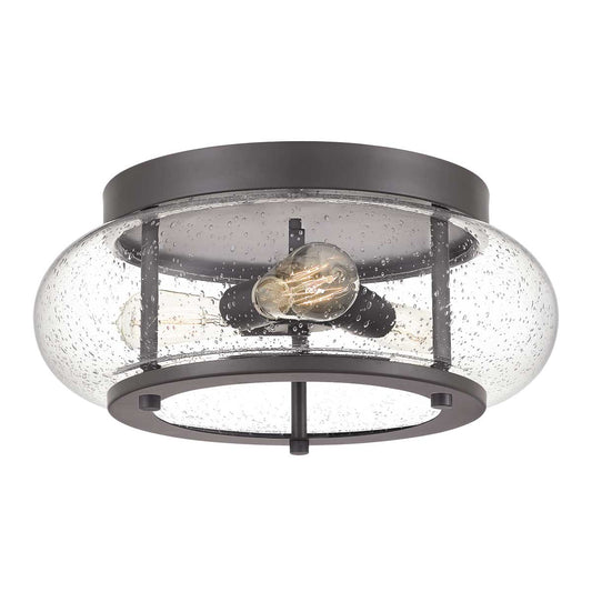 Trilogy 3 Light Flush Mount – Old Bronze