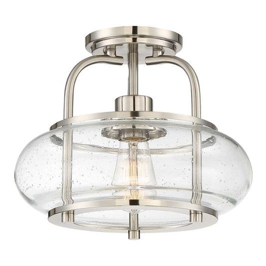 Trilogy 1 Light Semi-Flush - Brushed Nickel