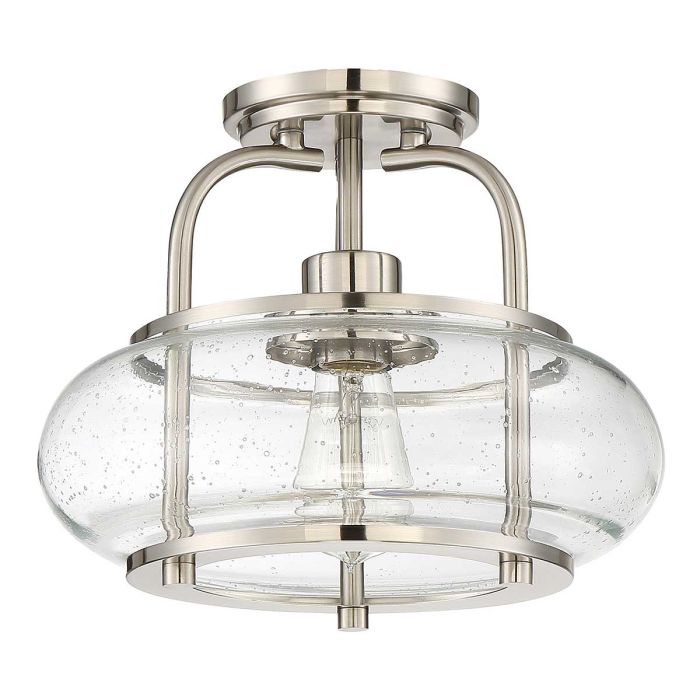 Trilogy 1 Light Semi-Flush - Brushed Nickel