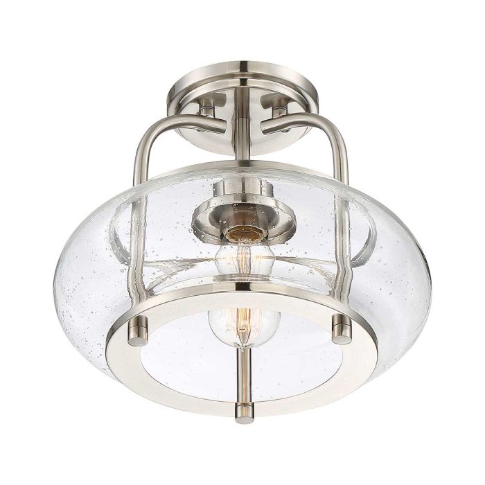 Trilogy 1 Light Semi-Flush - Brushed Nickel