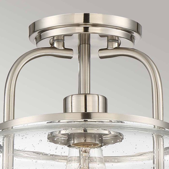 Trilogy 1 Light Semi-Flush - Brushed Nickel