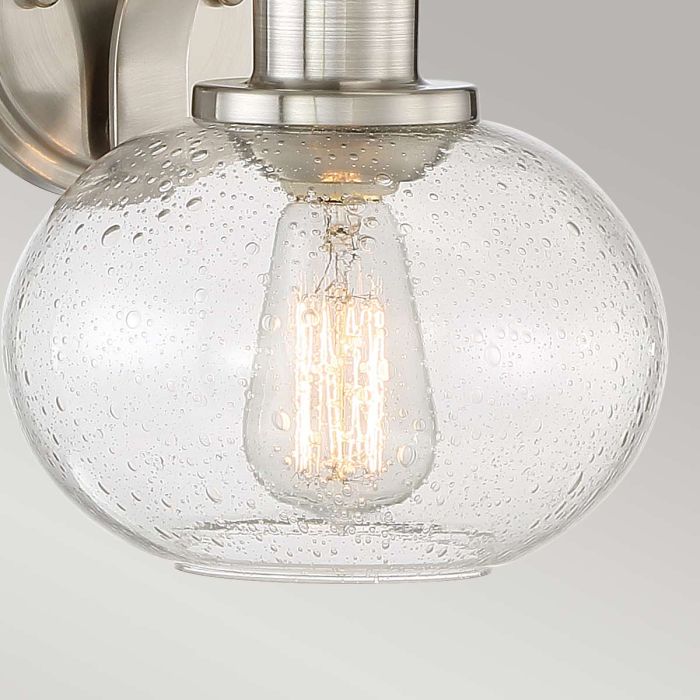 Trilogy 1 Light Wall Light - Brushed Nickel