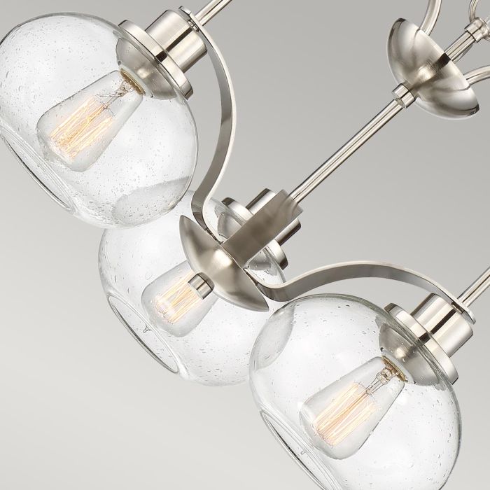 Trilogy 3 Light Chandelier - Brushed Nickel