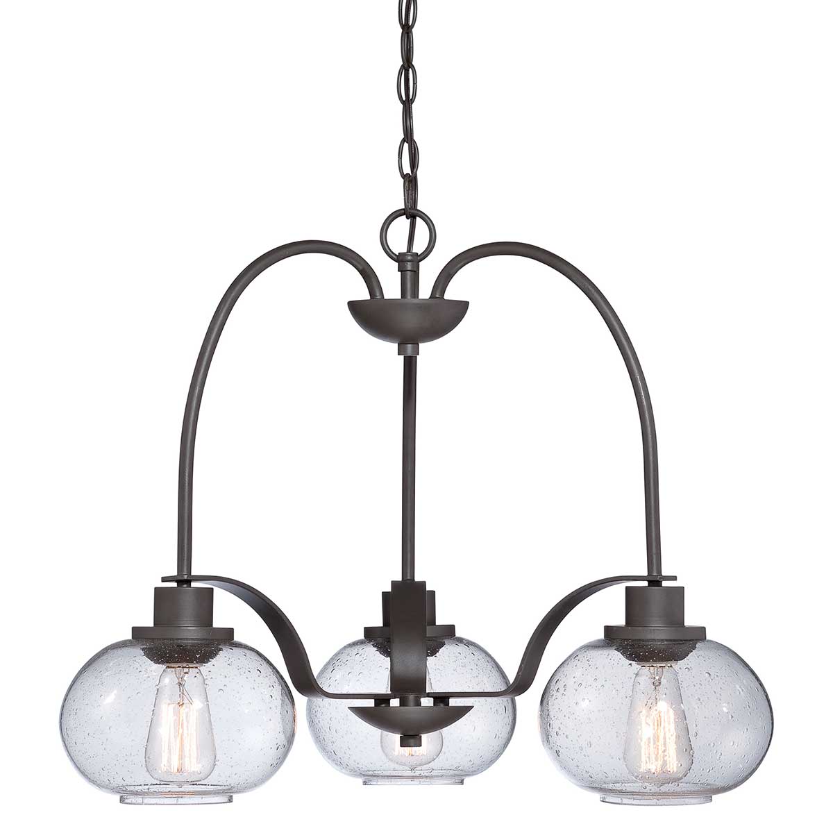 Trilogy 3 Light Chandelier – Old Bronze