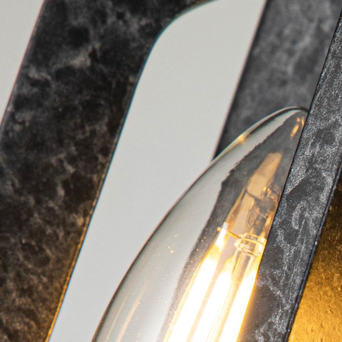 Vanguard 2 Light Wall Light - Old Black