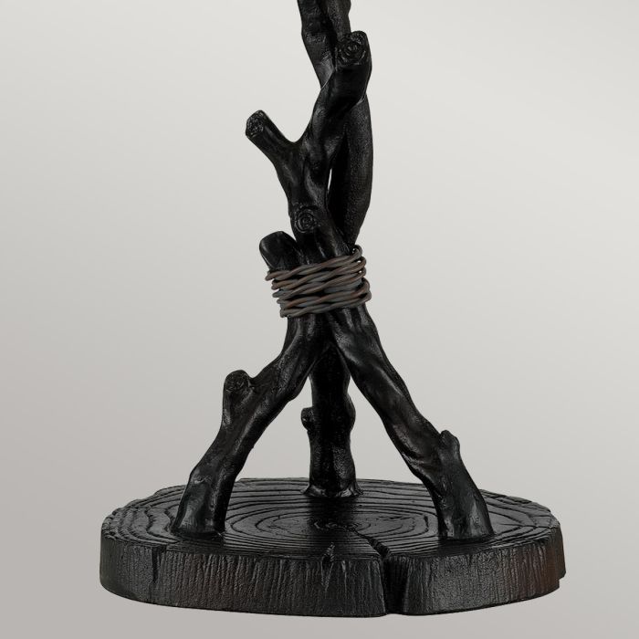 Whispering 2 lt Tiffany style Table Lamp - Valiant Bronze with Art Glass Shade