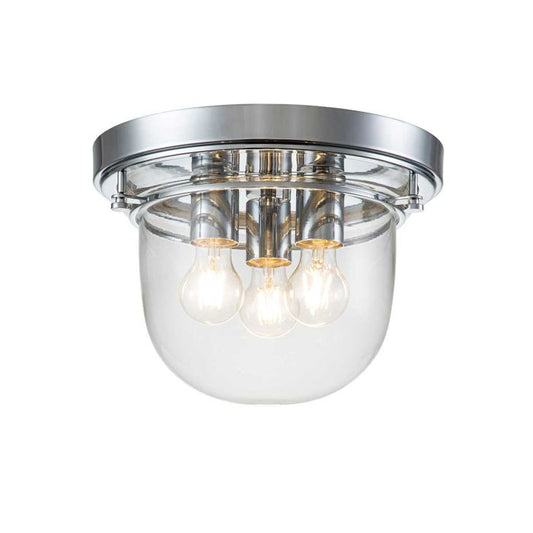Whistling 3 Light Flush - Polished Chrome