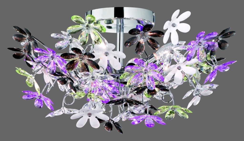 Reality Flower  - Ceiling lamp - Lilac - Reality R60014017