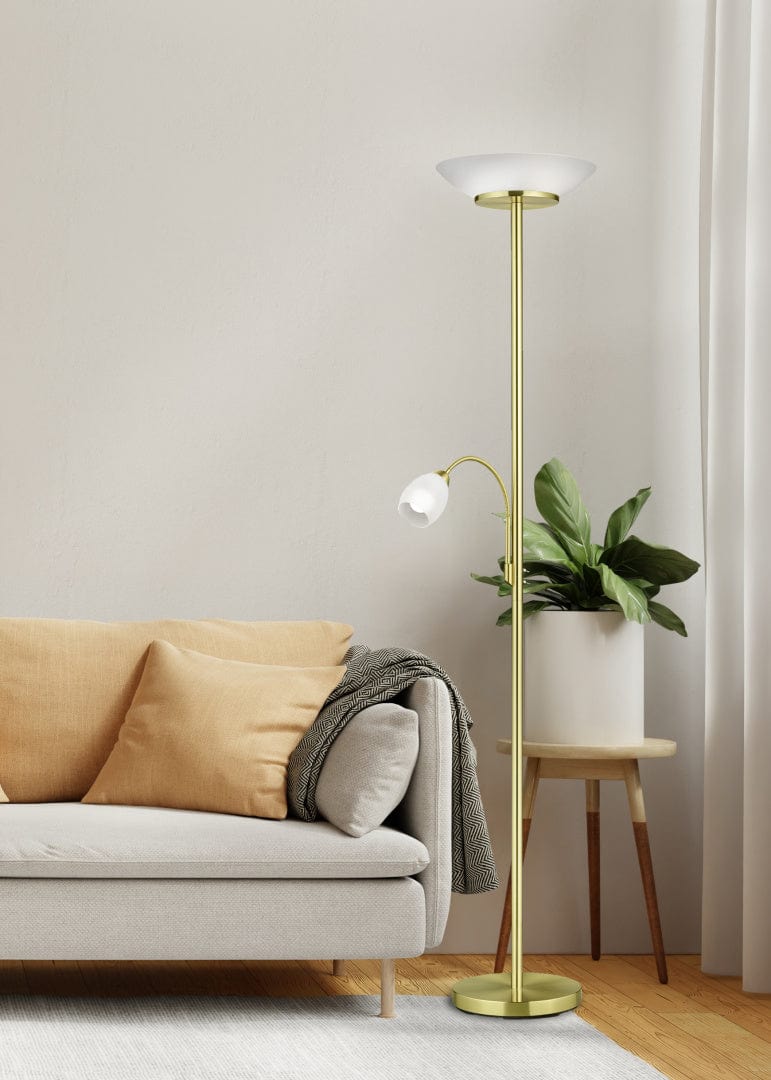 Reality Gerry  - Floor lamp - White - Reality R40063108