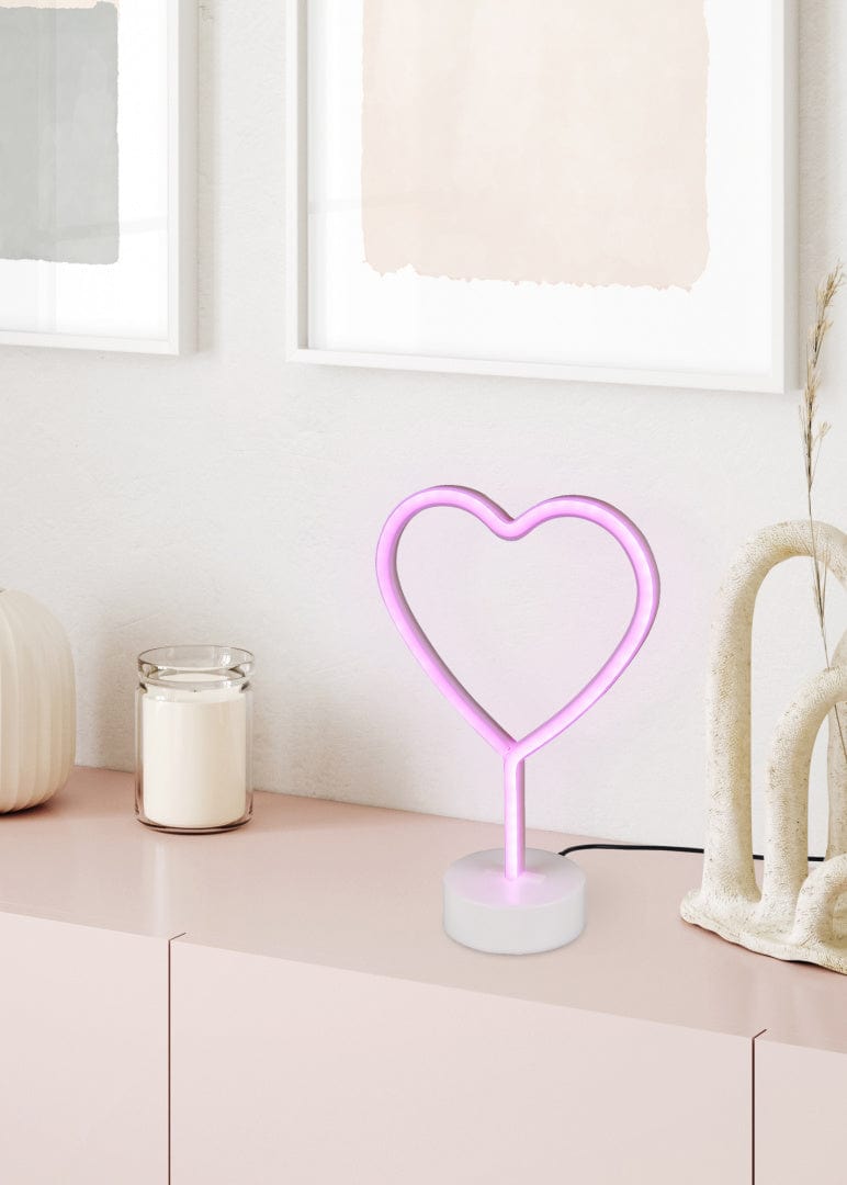 Reality Heart  - Table lamp - White - Reality R55210101