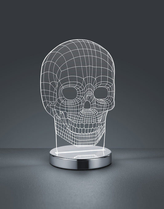 Reality Skull  - Table lamp - Transparent Clear - Reality R52461106