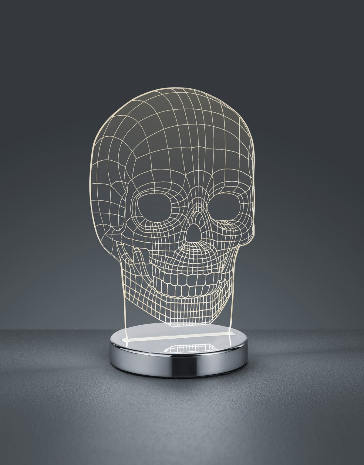 Reality Skull  - Table lamp - Transparent Clear - Reality R52461106