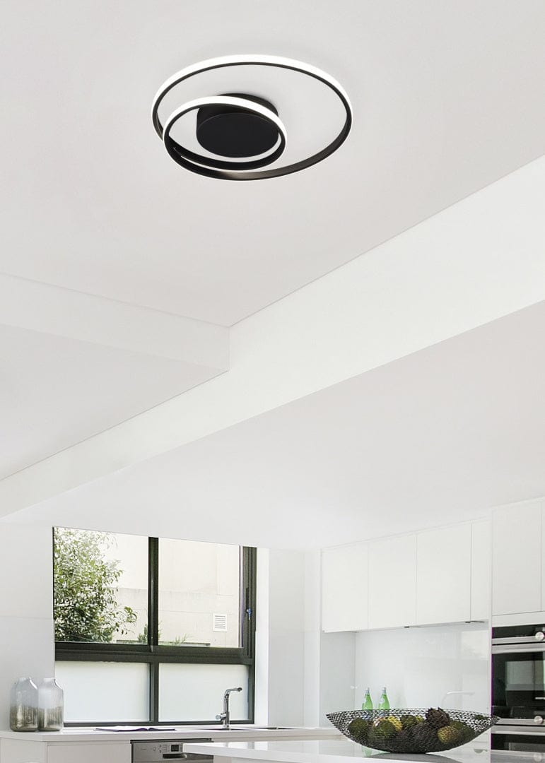 Reality Zibal  - Ceiling lamp - Black Matt - Reality R62911132