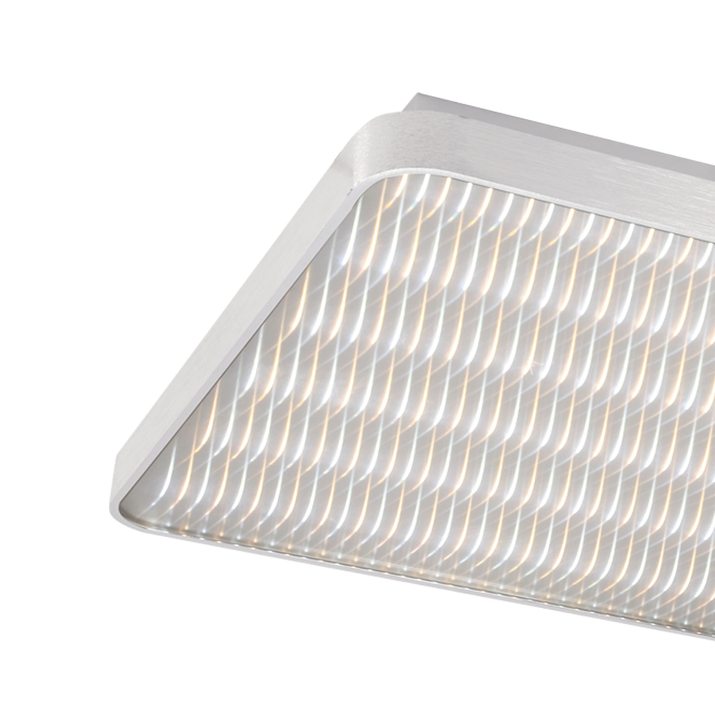 Reflex Flush 58cm Square 50W LED 3000K + 6000K, 3120lm, Aluminium / Acrylic, 3yrs Warranty by Mantra