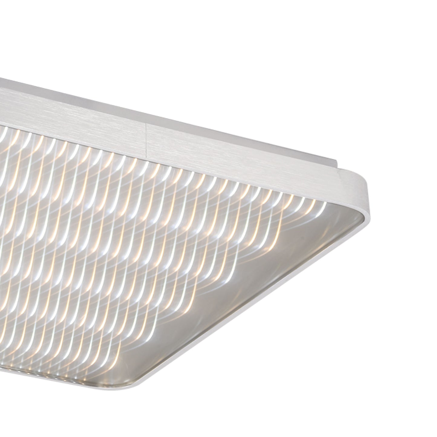 Reflex Flush 58cm Square 50W LED 3000K + 6000K, 3120lm, Aluminium / Acrylic, 3yrs Warranty by Mantra