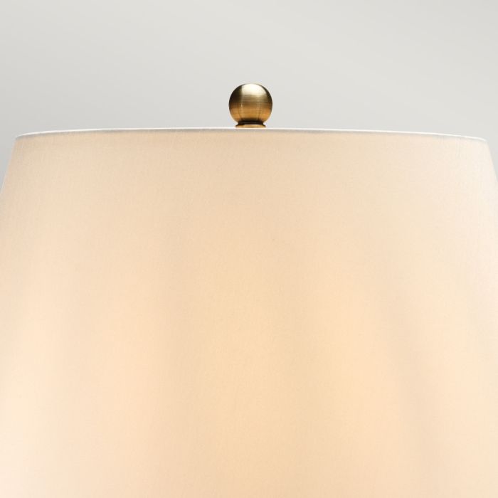 Rib Pumpkin 1 Light Table Lamp - Brown and Black