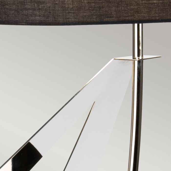 Ribbon 1 Light Table Lamp - Polished Nickel