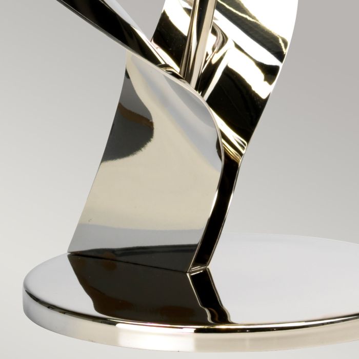 Ribbon 1 Light Table Lamp - Polished Nickel