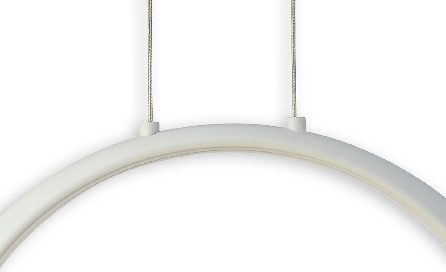 Ring Pendant 50cm Round, 23W LED, 3000K, 1600lm, White, 5yrs Warranty by Mantra