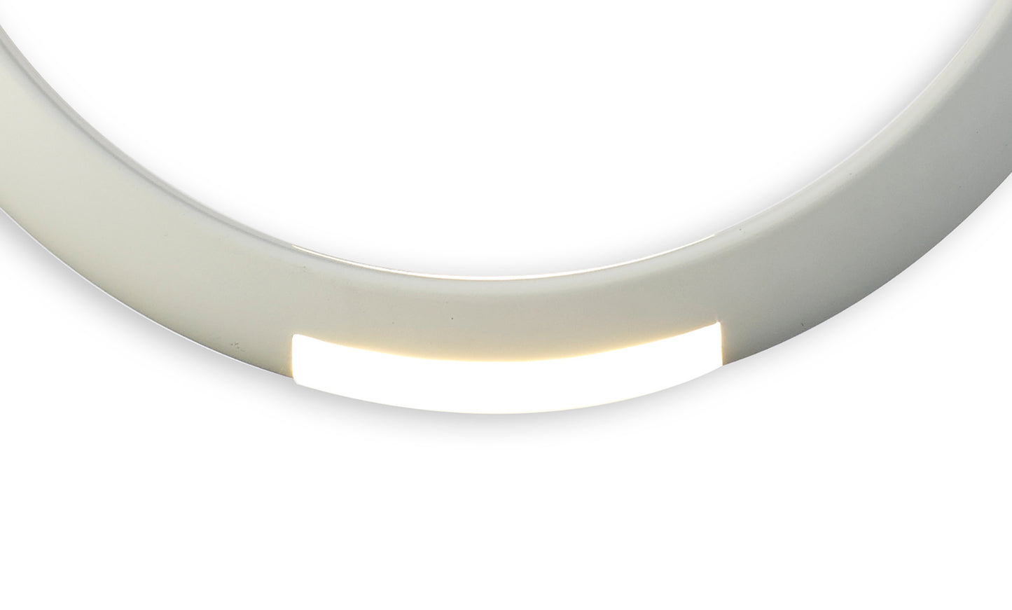 Ring Pendant 50cm Round, 23W LED, 3000K, 1600lm, White, 5yrs Warranty by Mantra