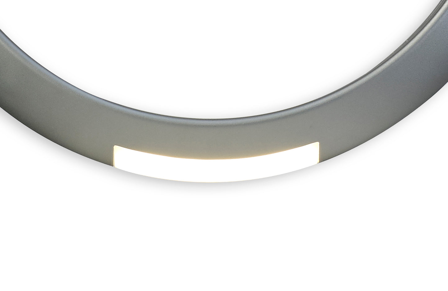 Ring Pendant 50cm Round, 23W LED, 3000K, 1600lm, Silver, 5yrs Warranty by Mantra