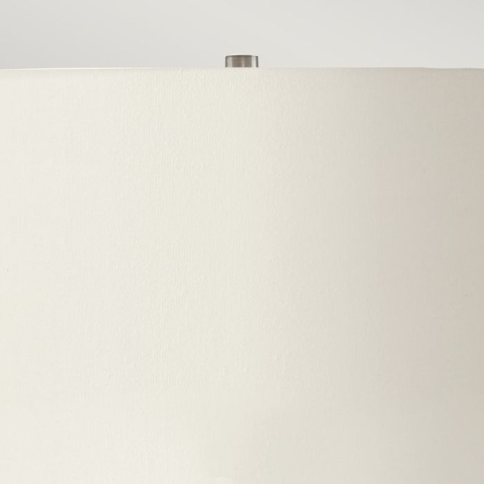 Ripple 1 Light Table Lamp - Black with White Shade