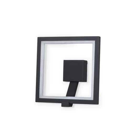 Rodas Wall Lamp, 9.5W LED, 3000K, 700lm, IP65, Anthracite, 3yrs Warranty by Mantra