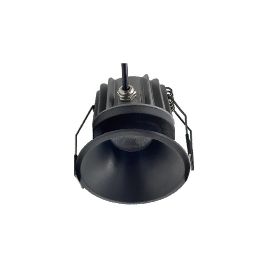 Rombok Downlight 8W LED, Dimmable CCT LED, Cut Out: 55mm, 720lm, 36° Deg, IP65 DRIVER INC., Black, 3yrs Warranty by Mantra