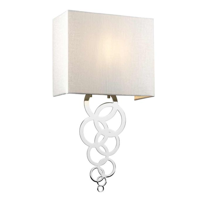 Rosa Medium 1 Light Wall Light - Polished Chrome