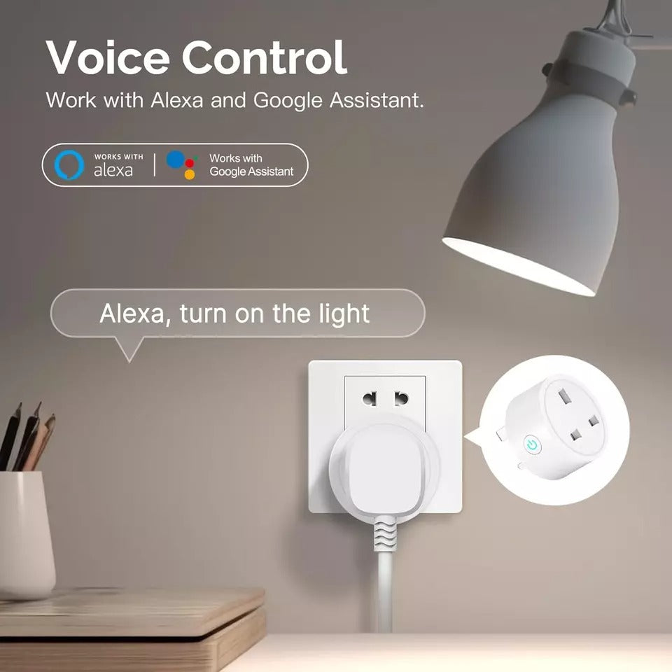 MOES Smart Dimmer Wifi Plug for Dimmable LED, CFL, Halogen, RGB Strips. Alexa, Google Assistant, Smart Life, Tuya Compatible