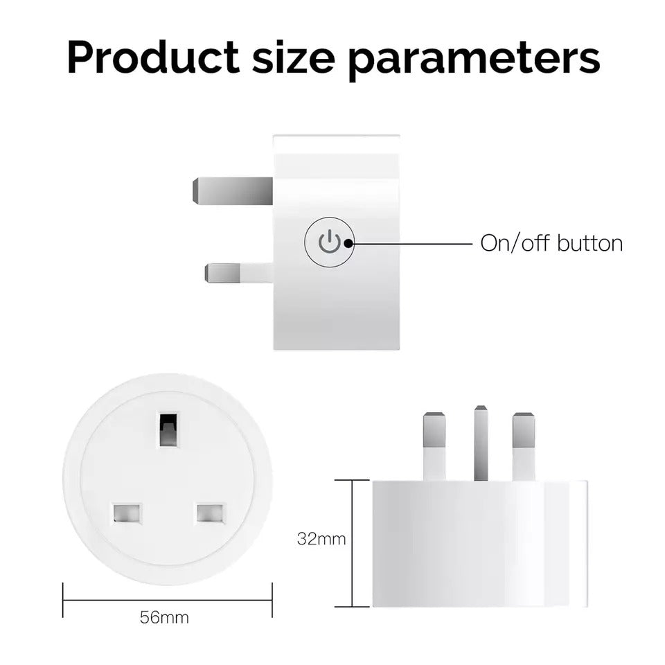 MOES Smart Dimmer Wifi Plug for Dimmable LED, CFL, Halogen, RGB Strips. Alexa, Google Assistant, Smart Life, Tuya Compatible