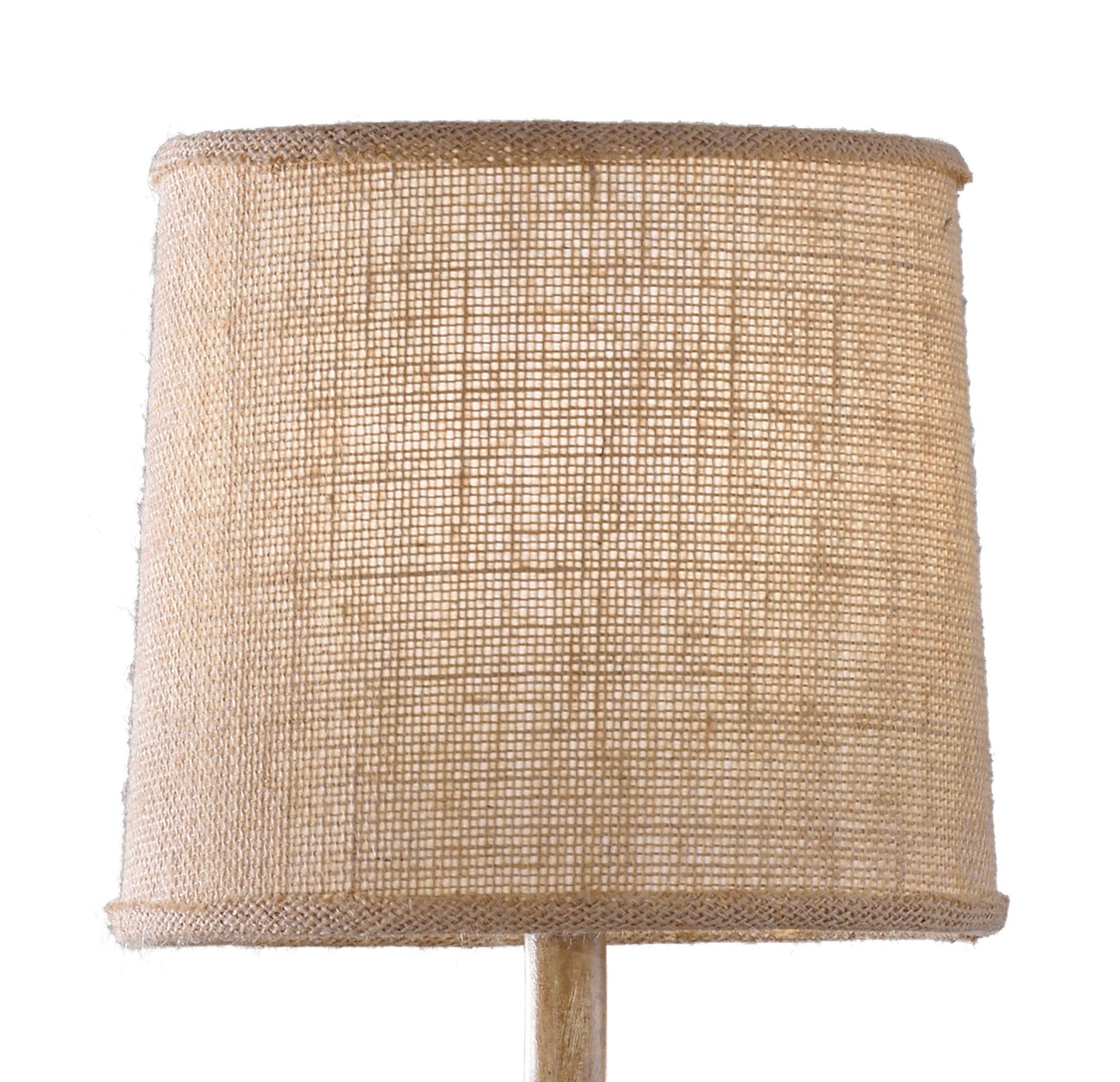 Sabina Wall Lamp, 1 x E27 (Max 40W), Imitation Wood, Linen Shade by Mantra